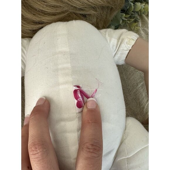 Large adora Baby Girl doll Vinyl‎ Blue Eyes Blonde Hair Heavy 19” Soft Body - Picture 6 of 10